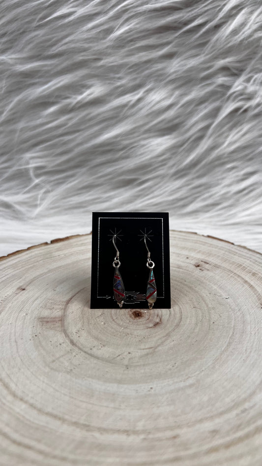 Abalone Shell Hook Earrings SS