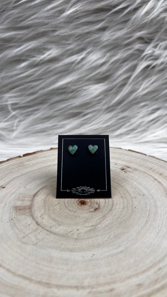 Heart Turquoise Earrings SS